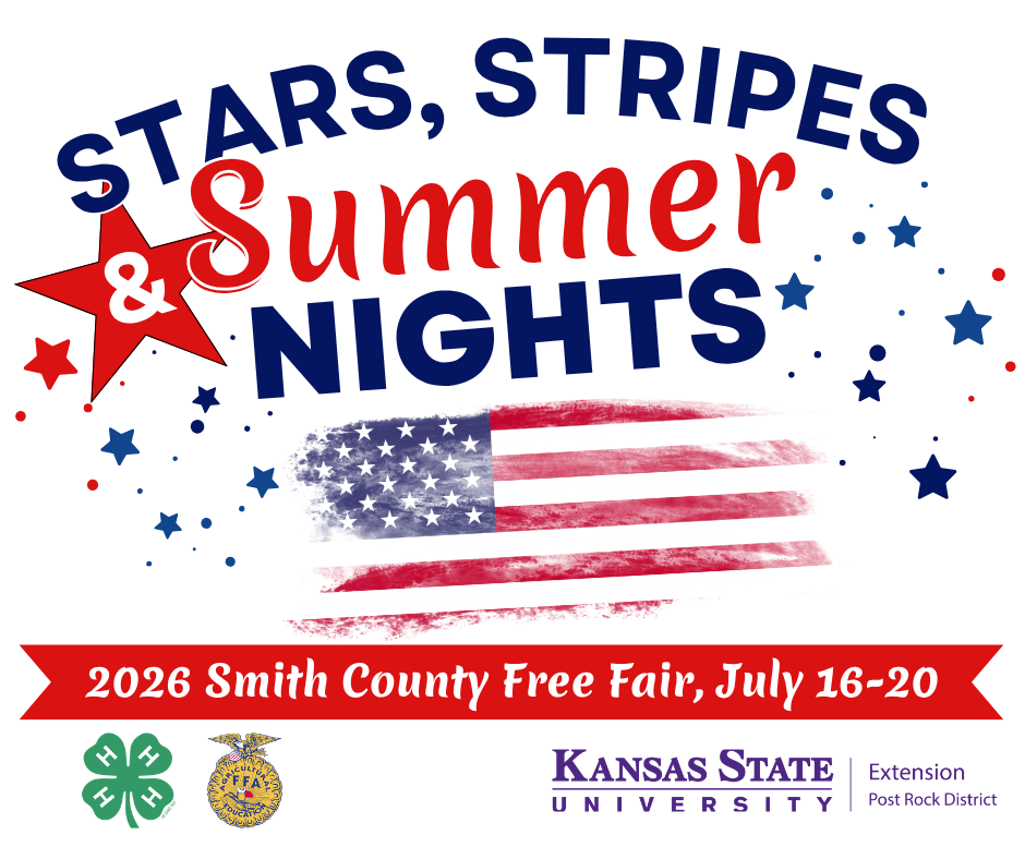 Smith County Fair Logo, Stars, Stripes and Summer Nights
