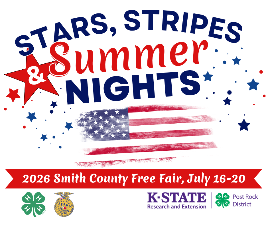 Smith County Fair Logo, Stars, Stripes and Summer Nights